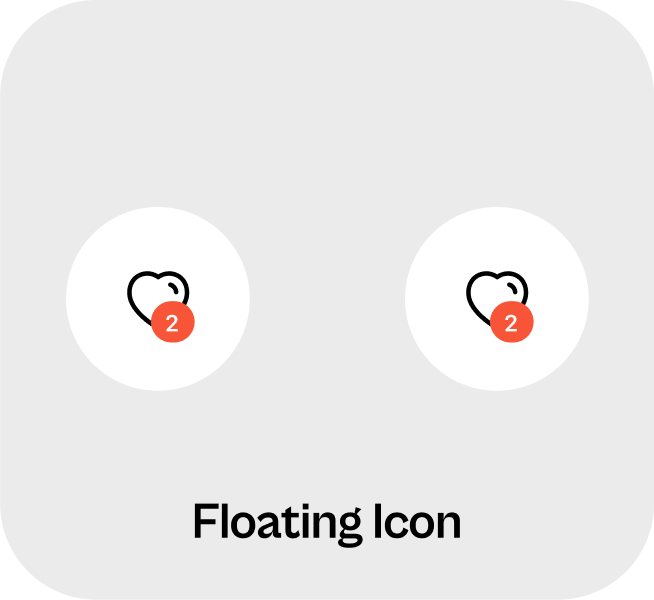 Badge Floating Icon